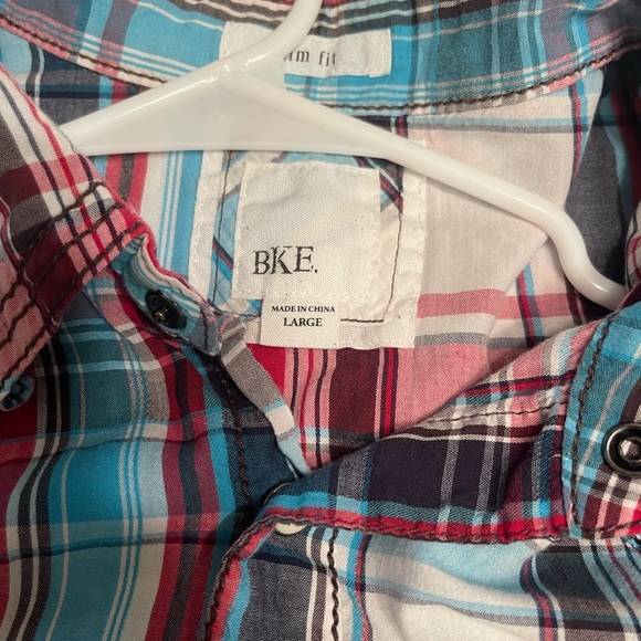 BKE brand long sleeve men button down large flannel - Picture 3 of 3